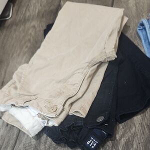 GAP Beige and Black Pants Set